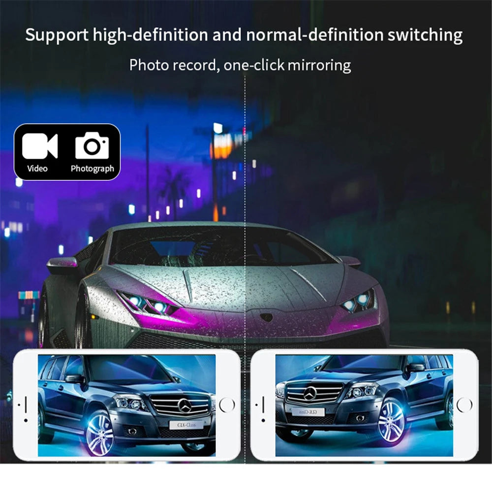 Wireless Car Rear View Camera — HD 170° Waterproof Backup Camera for Android & iOS, 12V/24V