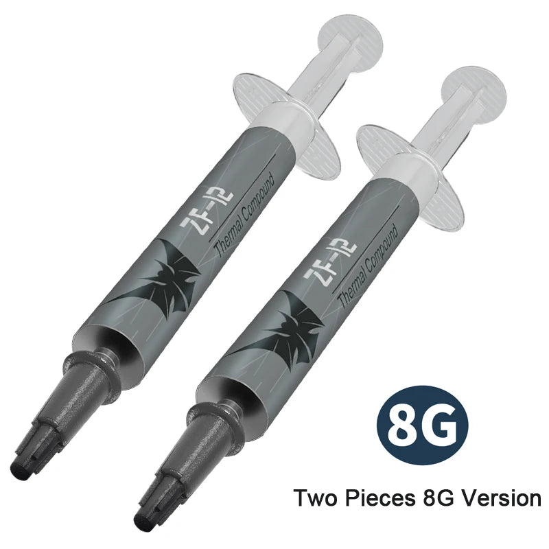 ZF-12 High-Quality CPU Thermal Paste — 12W Thermal Grease Silicone Paste for Processor Cooling