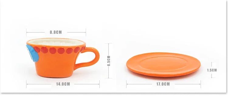 One Piece Mug – Creative Three Brothers Hat Shaped Coffee Cup, Anime Chopper, Ace & Sabo Ceramic Water Cup for Parties