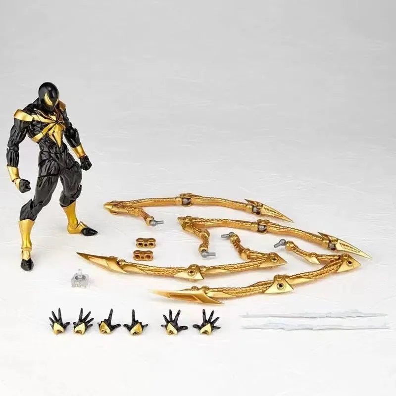 Iron Spider-Man Kaiyodo Anime Figure – PVC Action Statue for Kids & Collectors