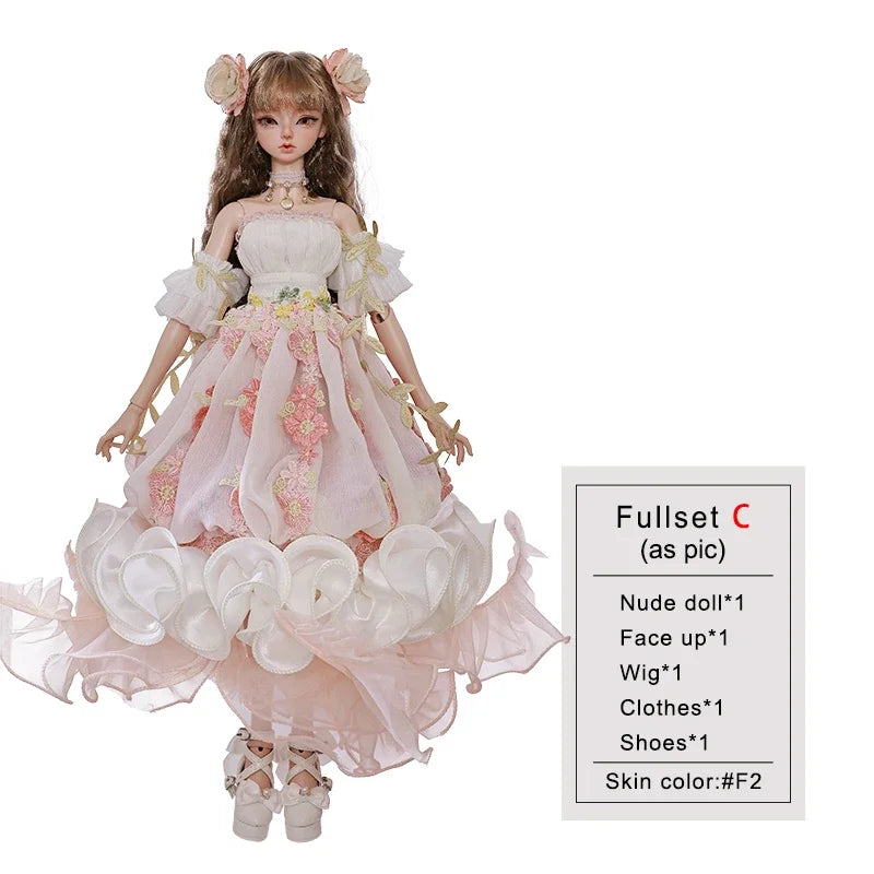 Sakina 1/4 Bariy Flower Jellyfish Resin Ball-Jointed Doll – Fullset Fantasy Art Toy Gift for Girls
