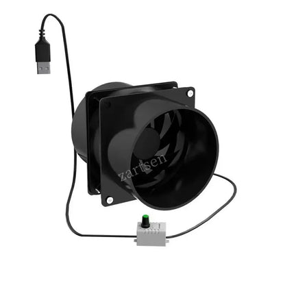 USB Adjustable Speed Solder Smoke Absorber – ESD Fume Extractor with 1M Pipe Ventilation Fan