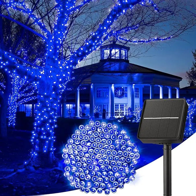 Solar LED String Lights - 8-Mode Waterproof Fairy Lights for Gardens, Weddings, Parties & Outdoor Decor