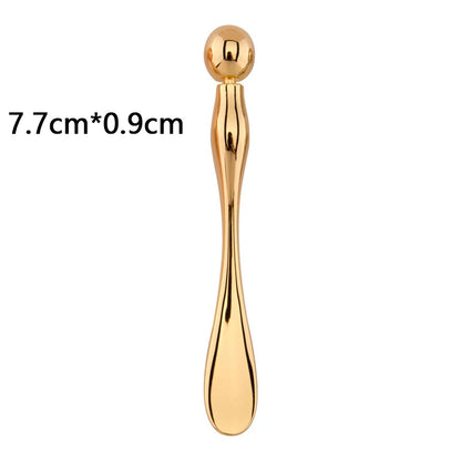 Metal Face Massage Stick — Anti-Wrinkle Eye Cream Applicator & Mask Mixing Spatula for Facial Care