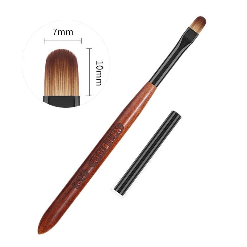 Nail Glue Phototherapy Pen & UV Gel Brush - Professional Acrylic Nail Art Brushes for Painting & Drawing, Manicure Tools