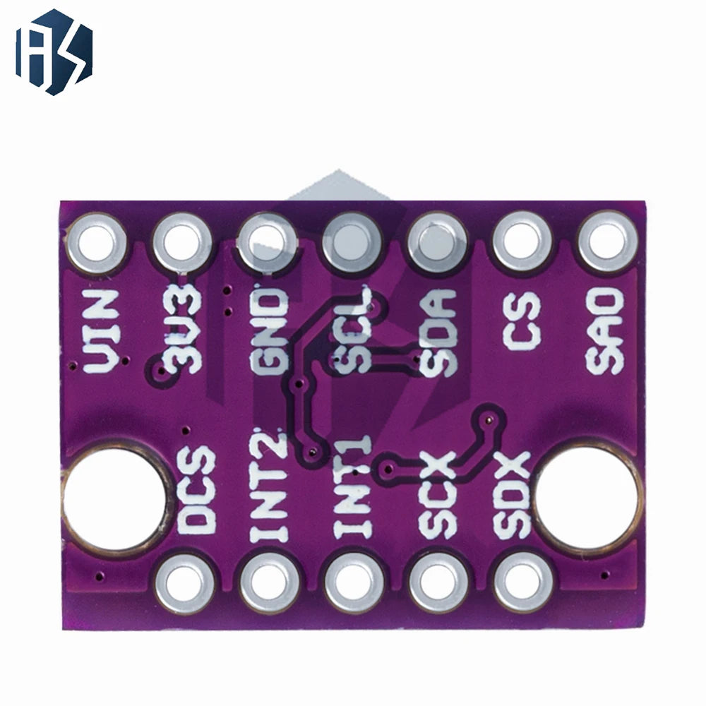LSM6DS3 6-Axis IMU Breakout Board - 3D Accelerometer, Gyroscope & Temperature Sensor with SPI/I2C Interface, 1–20PCS