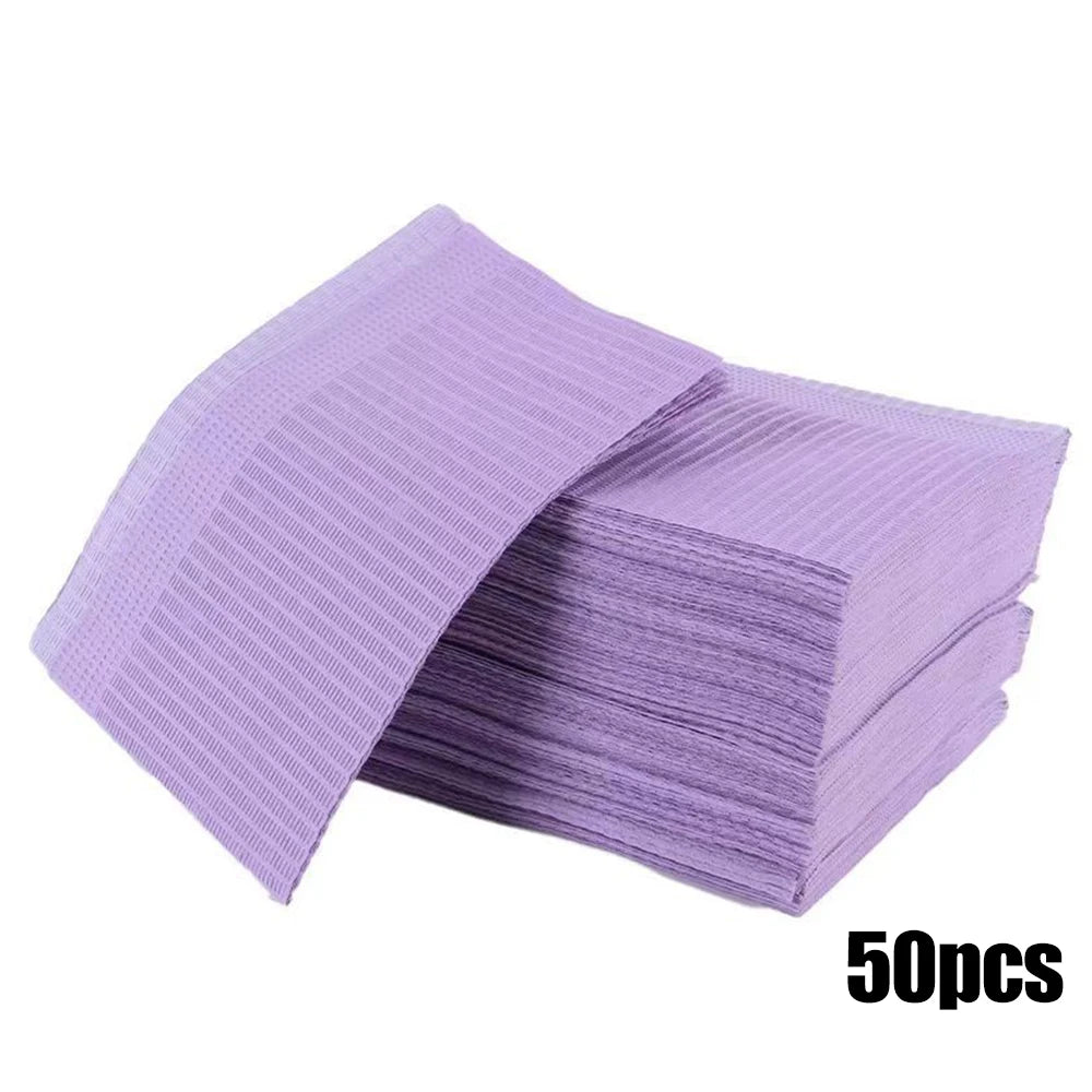 30/50/125PCS Disposable Tattoo & Nail Clean Pads – Waterproof Medical Paper Mats for Eyelash, Grafting & Beauty Tool Accessories