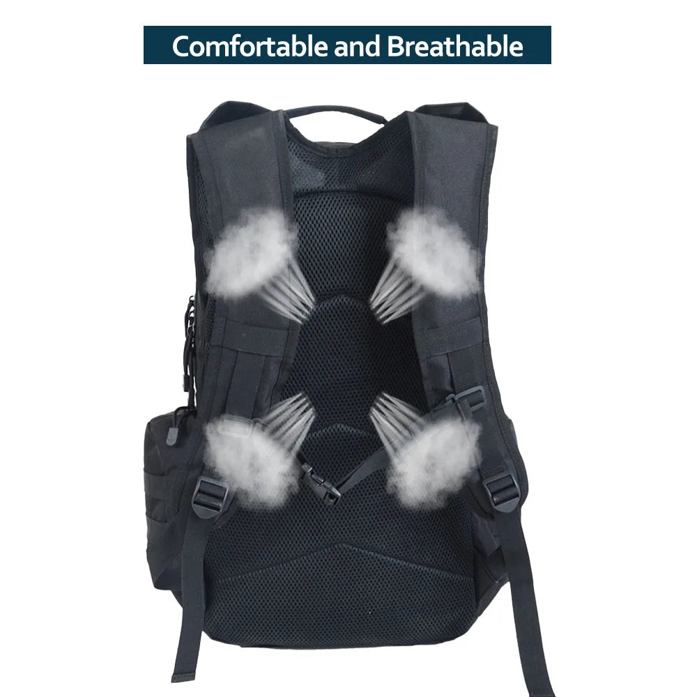 45L Waterproof Tactical Backpack – Outdoor Fishing, Hunting, Hiking & Camping Rucksack