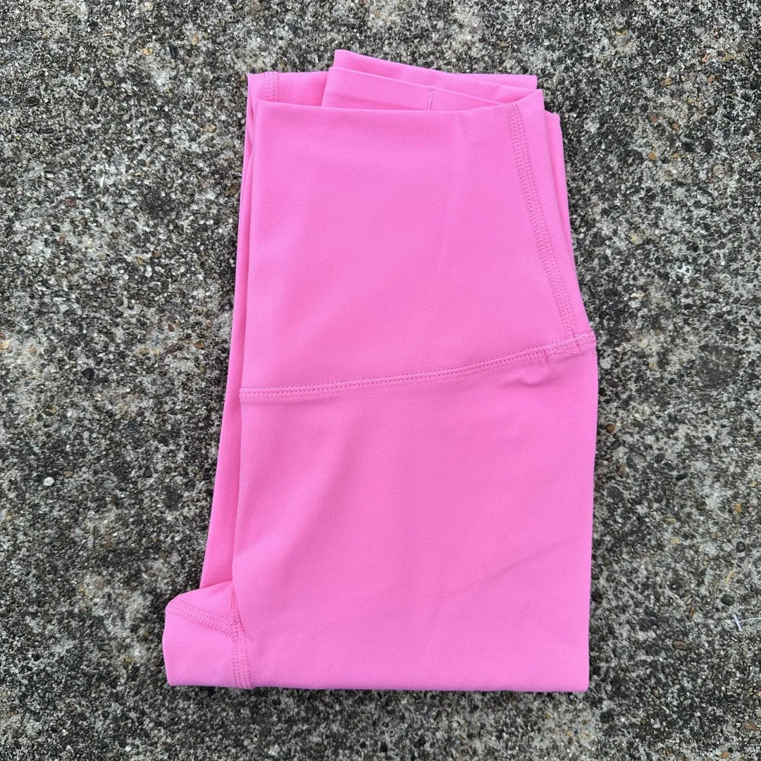 Women's High Waist Yoga Leggings - Soft Butter Fabric Fitness Pants With Back Waist Pocket For Gym & Sports Training