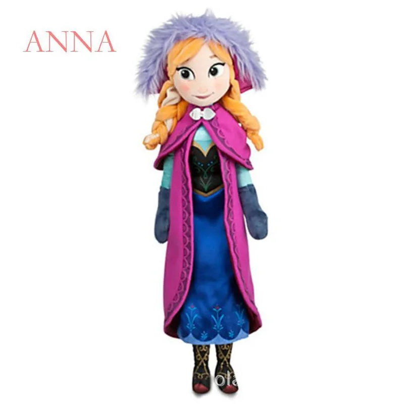 40CM Frozen Anna & Elsa Dolls – Snow Queen Princess Plush Toys, Stuffed Frozen Dolls for Kids, Birthday & Christmas Gift
