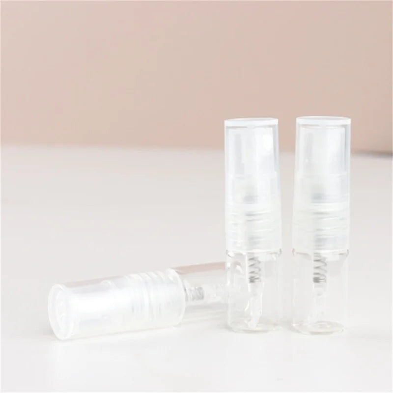 20/50/100/200pcs 1ML Portable Glass Spray Bottles | Refillable Perfume Sample Dispenser