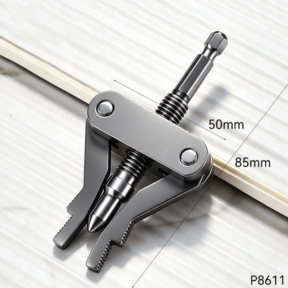 Universal Broken Pipe Extractor Tool - Hex Shank Faucet Valve & Stuck Insert Remover Kit