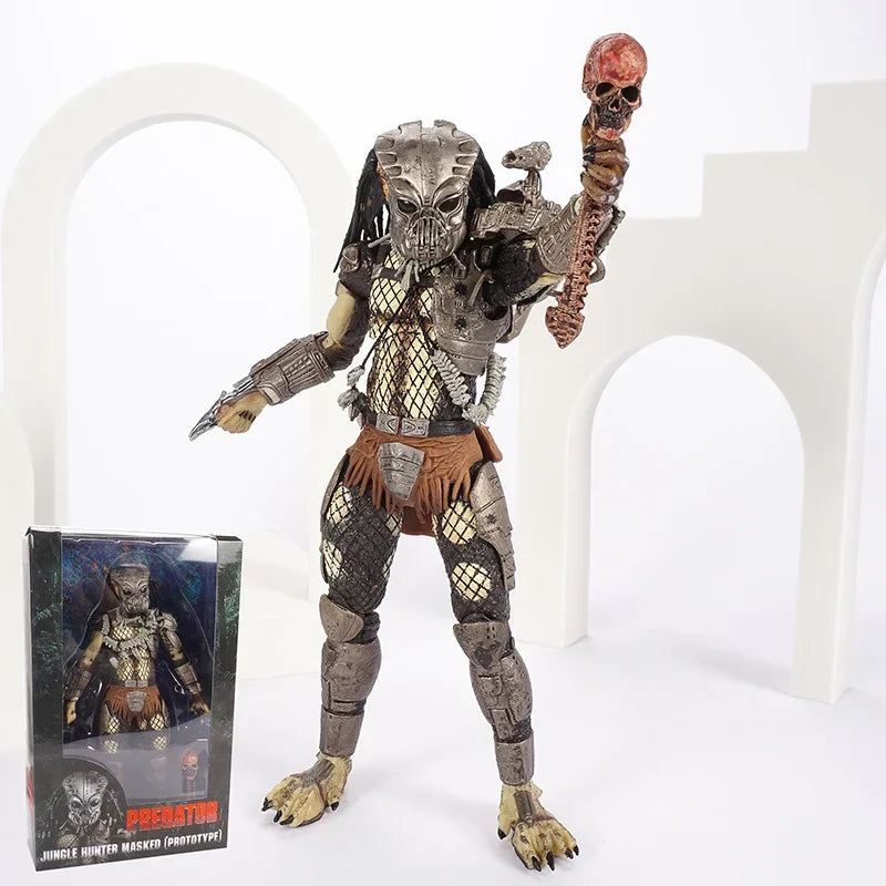 NECA Predator Jungle Hunter vs Alien Eggs Action Figure – 7 Inch Classic Movie PVC Collectible Model Toy