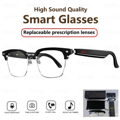 Hiwego Smart Music Sunglasses with Bluetooth Earphones – Wireless HIFI Headset for Driving & Hands-Free Calls