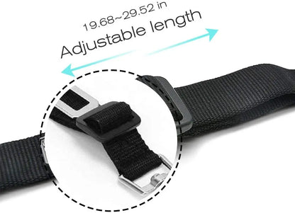 Adjustable Pet Car Seat Belt - Vehicle Dog Harness Lead Clip for Safety, Traction Dog Collar Accessory