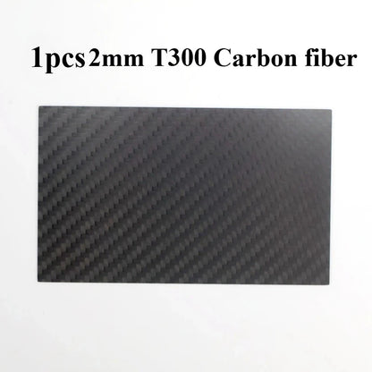 Real Carbon Fiber Plate 125×75mm - High-Strength Composite Sheet for Drone DIY Projects, 0.5–5mm Thickness