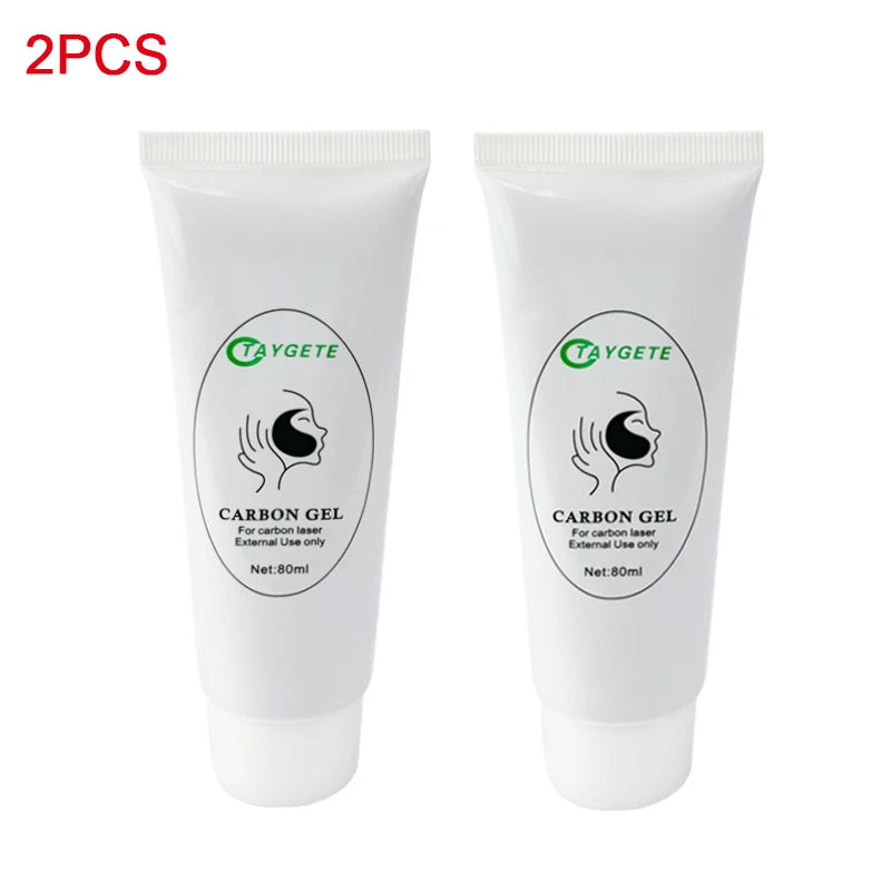 Carbon Cream Black Gel for ND YAG Laser – Skin Peeling, Rejuvenation, Whitening & Deep Cleansing Face Cream