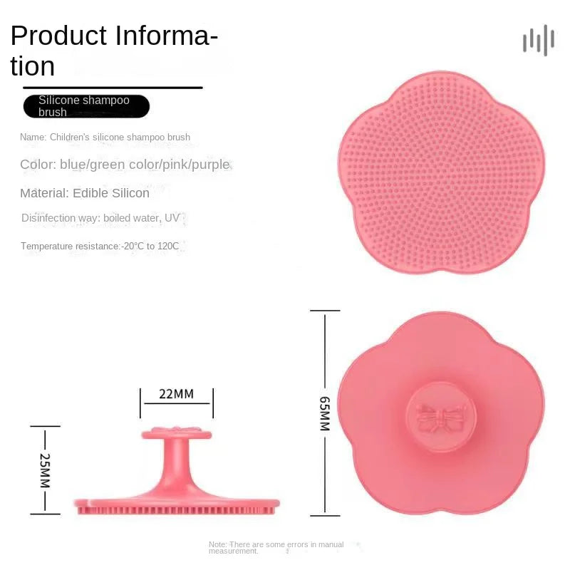 2pcs Baby Care Accessories - Fetal Head Fat Comb and Soft Infant Bathing Comb - Newborn Hair Cleaning and Head Massager Supplie