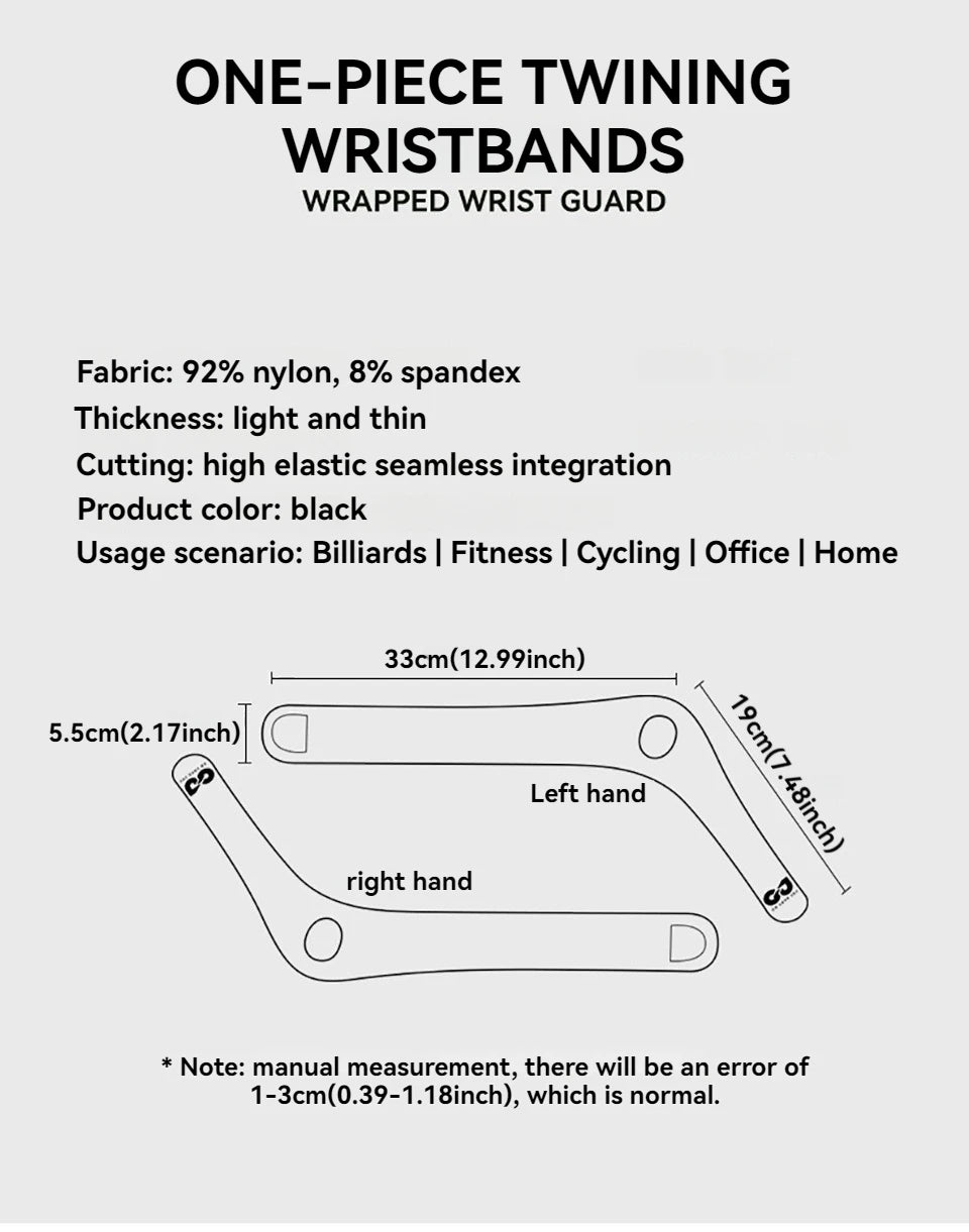 GTUBIKE Billiard & Cycling Gloves – Non-Slip Breathable Wrist Brace for Men & Women