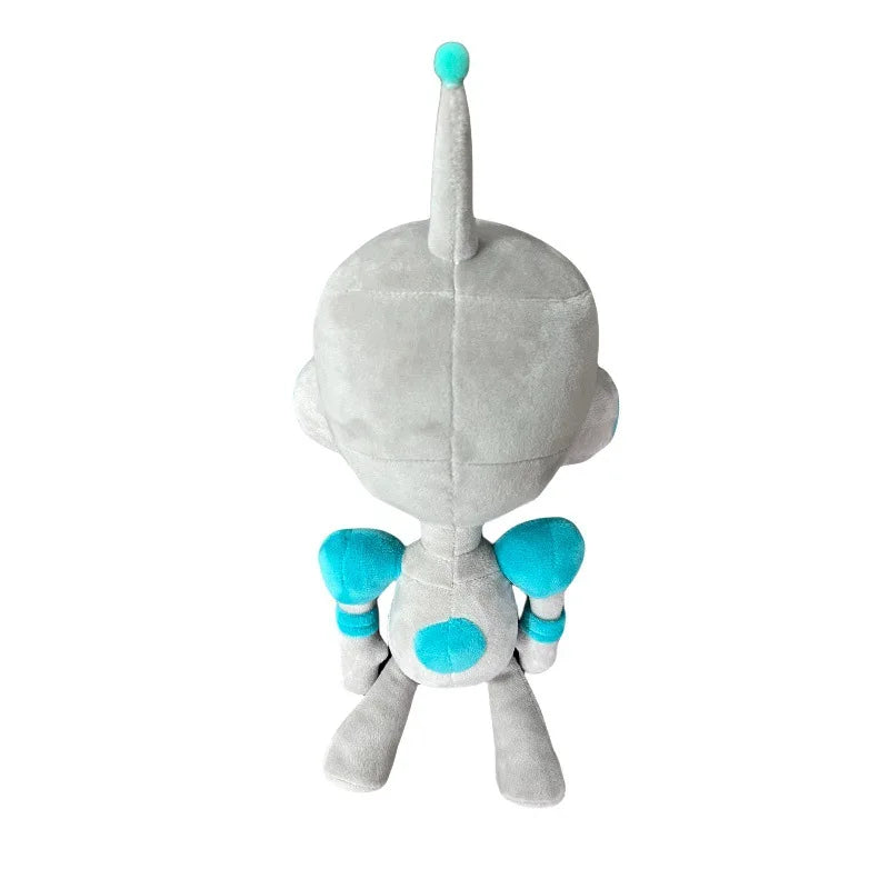 28cm Alien ET 3D Eyes Green Plush Toy – Invader ZIM GIR Dog Soft Stuffed Collectible, Christmas Gift for Children