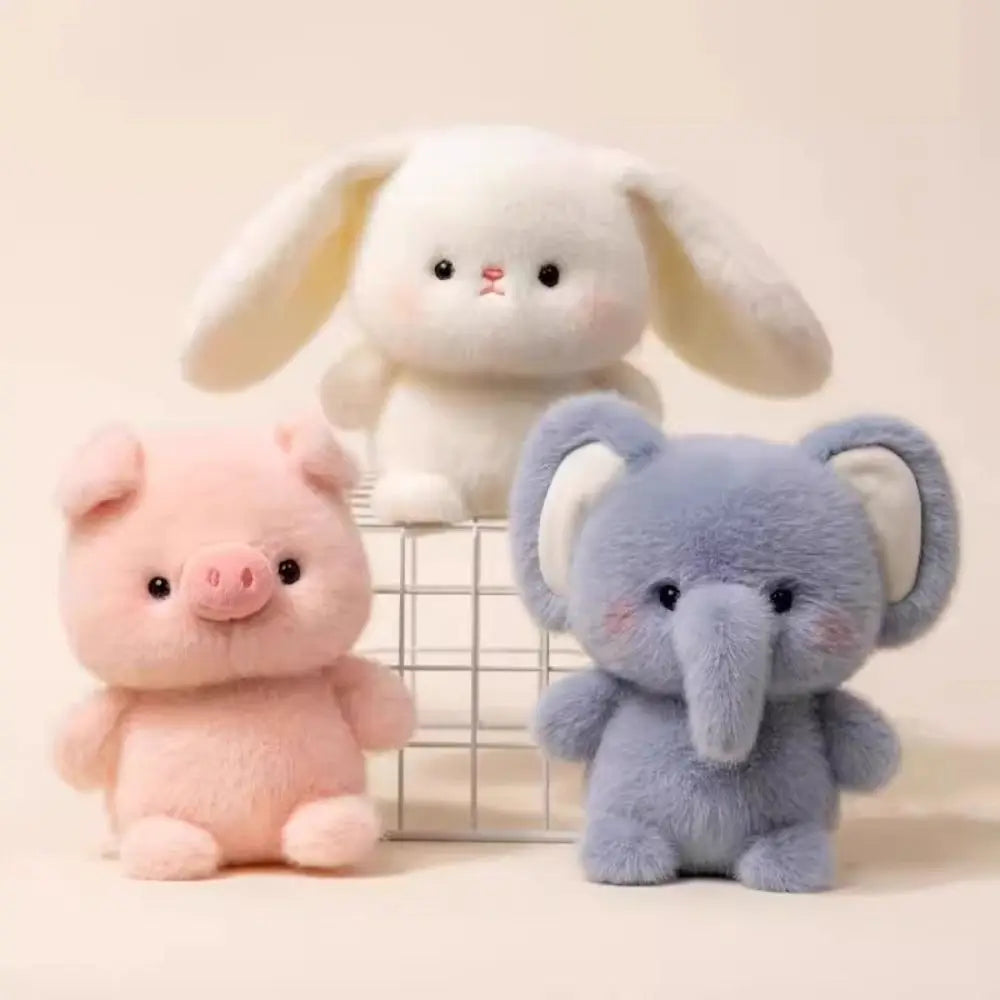 16cm Cute Plush Companion Doll — Capybara & Elephant Stuffed Animal Pillow, Soft Plush Bear Toy for Sleeping Gift