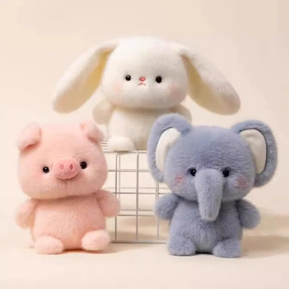 16cm Cute Plush Companion Doll — Capybara & Elephant Stuffed Animal Pillow, Soft Plush Bear Toy for Sleeping Gift