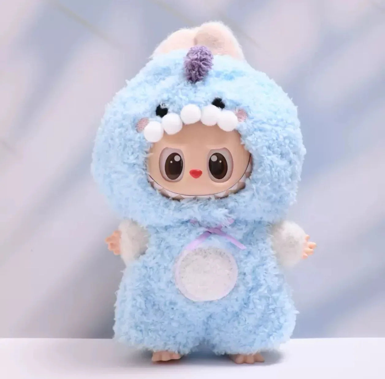15cm/17cm LABUBU Doll Outfits – Sitting Party Plush Animal Sets for Generations 1-3, Cute Gifts for LABUBU Fans