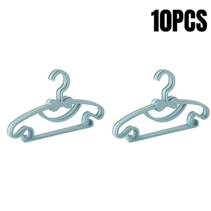 5-50PCS Baby Plastic Hangers – Kids Clothes Storage Rack for Nursery, Toddlers & Infants, Portable Home Use