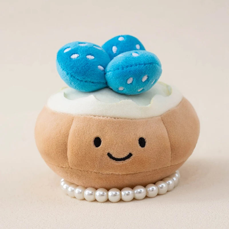 Cartoon Cake Plush Toy - Colorful Birthday Cake, Wedding Cake, Cookie, and Dessert Stuffed Doll for Cute Home Decor and Gifts