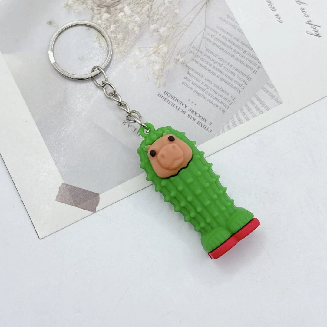 Tralalero Tralala Keychain - Tungtung Sahur Brainrot Figure Charm for Keys, Bags, and Gifts