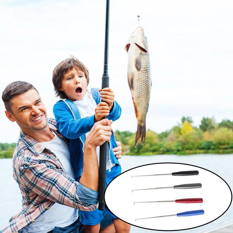 Stainless Steel Fishing Hook Remover - Portable Safety Extractor & Rapid Decoupling Tool for Fishing Tackle