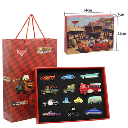 Disney Pixar Cars 3 Diecast Toy Set – Lightning McQueen, Mater, Jackson Truck | Metal Model Cars for Boys