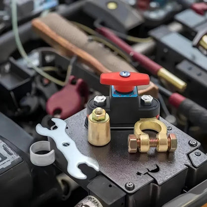 12V/24V Car Battery Cut-Off Switch – Automatic Circuit Breaker Isolator Anti-Leakage Power Disconnect for Cars & Trucks