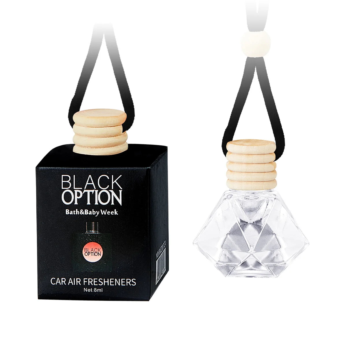 Car Perfume Bottle Air Freshener - Long-Lasting Fresh Scent & Stylish Interior Accessory