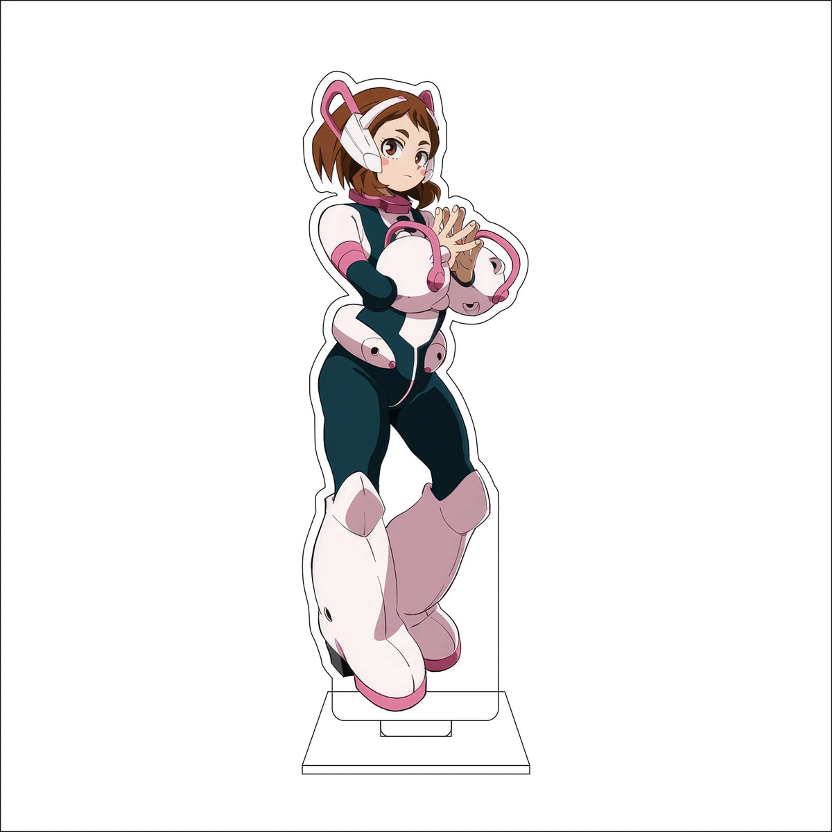 My Hero Academia 16cm Acrylic Figure Stand - Ochaco Uraraka, Shoto Todoroki, and Izuku Midoriya Anime Collectible Decor Gift