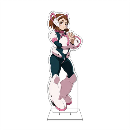 My Hero Academia 16cm Acrylic Figure Stand - Ochaco Uraraka, Shoto Todoroki, and Izuku Midoriya Anime Collectible Decor Gift