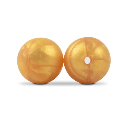 LOFCA Silicone Round Beads 20pcs - 9/12/15mm DIY Jewelry Making Beads for Bracelets, Keychains & Necklaces