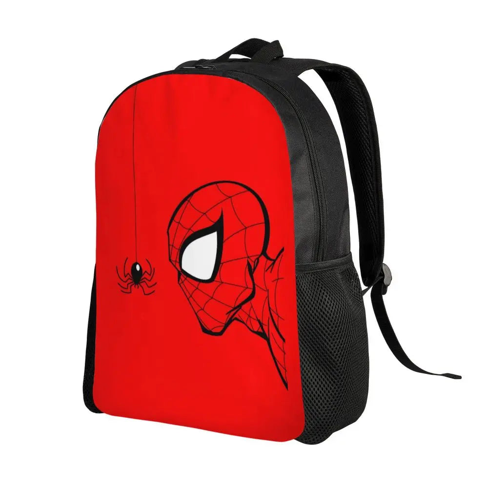Custom Spider-Man Web Backpack – Water-Resistant School & College Bag for Men and Women