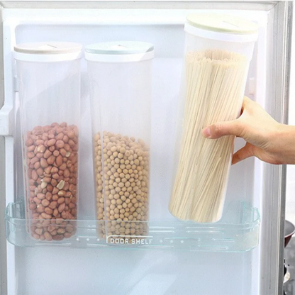 Food-Grade Noodles Sealed Can - Quantitative Divided Kitchen Storage Box - Practical Kitchen Accessories for Organization