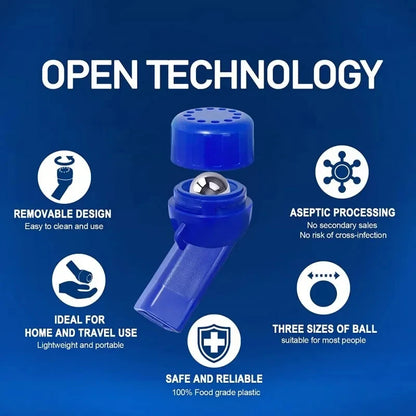 Mucus Clearance Lung Exerciser — Respiratory Vibration Device for Breath Training and Sputum Removal