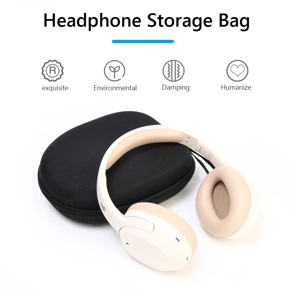 Portable Shockproof Hard Case for Sony Bluetooth Headphones & Earbuds – Travel Storage Carrying Pouch