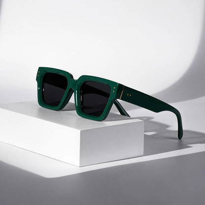 Ruiao 2024 Luxury Premium Designer Sunglasses – Black Square Shades for Men & Women