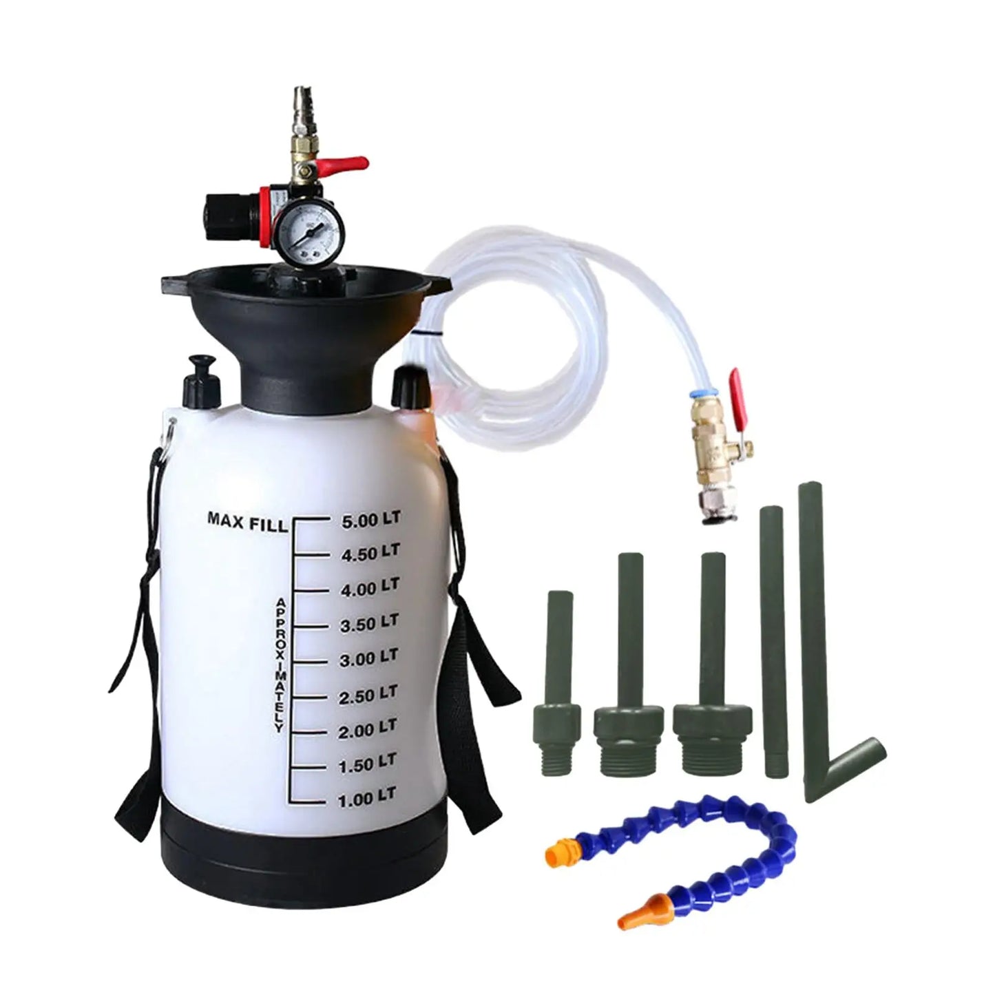 5L/8L ATF Refill Dispenser | Pneumatic Fluid Extractor & Gearbox Oil Transfer Pump for Automotive Use