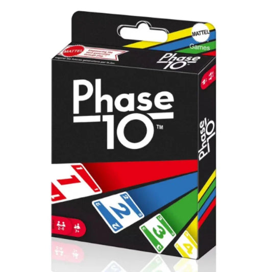 Phase 10 Card Game – Fun Multiplayer Family Party Board Game Cards for Kids & Adults, Travel & Entertainment Card Toy