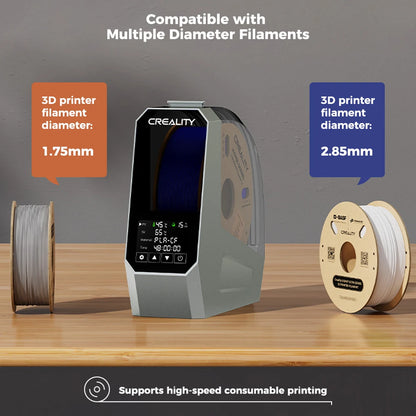 Creality Space π Filament Dryer Box - 360° Hot-Air Heating | Supports 1.75mm & 2.85mm Filaments with 48-Hour Timer and Real-Time Monitoring
