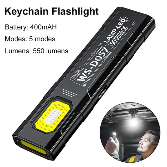 550Lm Outdoor LED Flashlight – Portable Mini Torch with 5 Modes, Pocket Lantern & Work Light