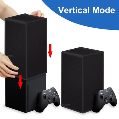 Xbox Series X Dust Cover & Vertical Case – Anti-Scratch, Dustproof Console Sleeve