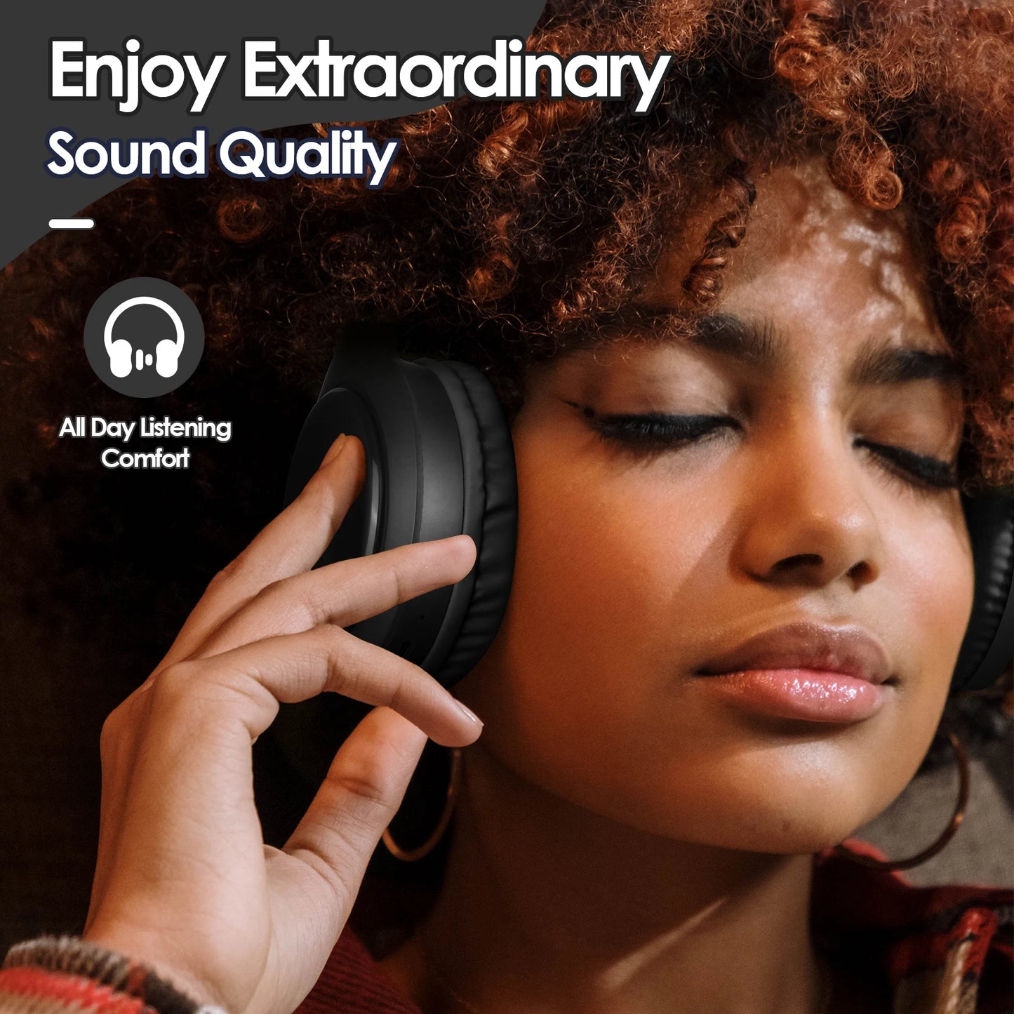 Siindoo JH-919 Foldable Wireless Headphones – Bluetooth Stereo Earphones with Mic & Super Bass, 4 Colors for iPhone, Laptop, PC