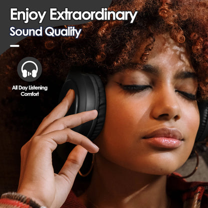 Siindoo JH-919 Foldable Wireless Headphones – Bluetooth Stereo Earphones with Mic & Super Bass, 4 Colors for iPhone, Laptop, PC