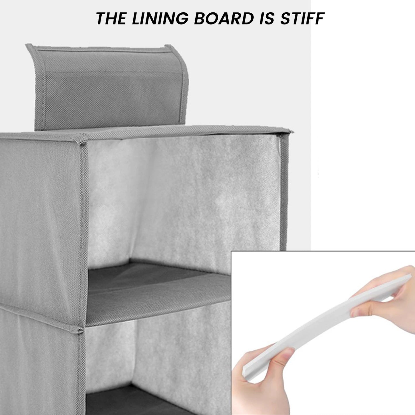 10-Layer Foldable Hanging Shoe Organizer – Non-Woven Space-Saving Shoe Rack for Home Bedroom Closet